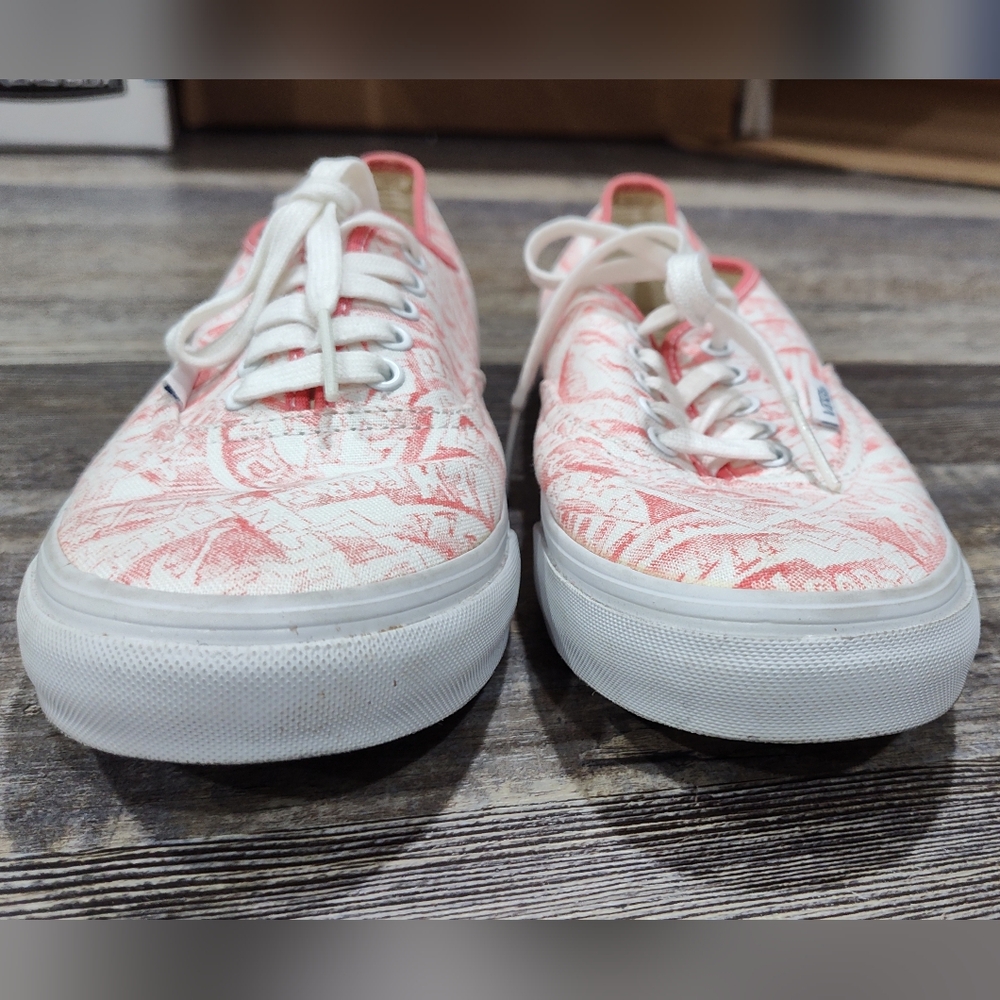 VANS AUTHENTIC SLIM VAN DOREN GEORGIA PEACH BEACHES MEN'S 7.5 WOMEN'S 9 SHOES - Picture 2 of 8